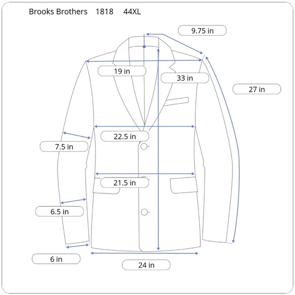 Brooks Brothers 1818 Regent Vitale Barberis Canonico Herringbone Blazer/Jacket - Picture 4 of 12
